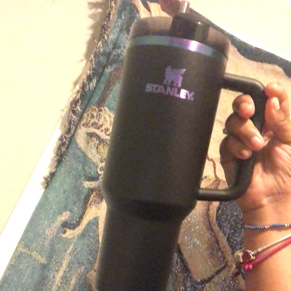 Stanley Matte Black Travel Mug with Handle